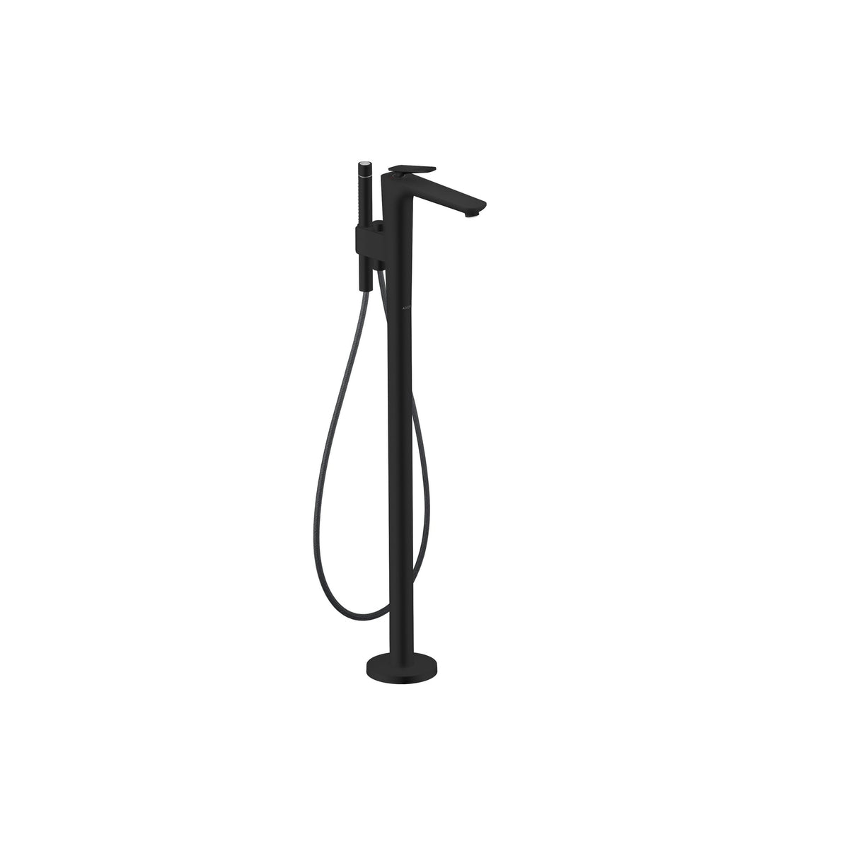 AXOR-Citterio-C-Single-lever-bath-mixer-floor-standing-cubic-cut-Matt-Black-49441670