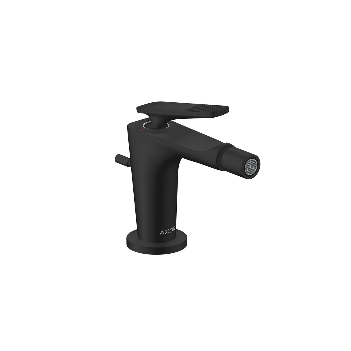 AXOR-Citterio-C-Single-lever-bidet-mixer-with-pop-up-waste-set-cubic-cut-Matt-Black-49211670