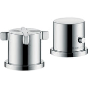 AXOR-Citterio-E-2-hole-rim-mounted-thermostatic-bath-mixer-Chrome-36412000