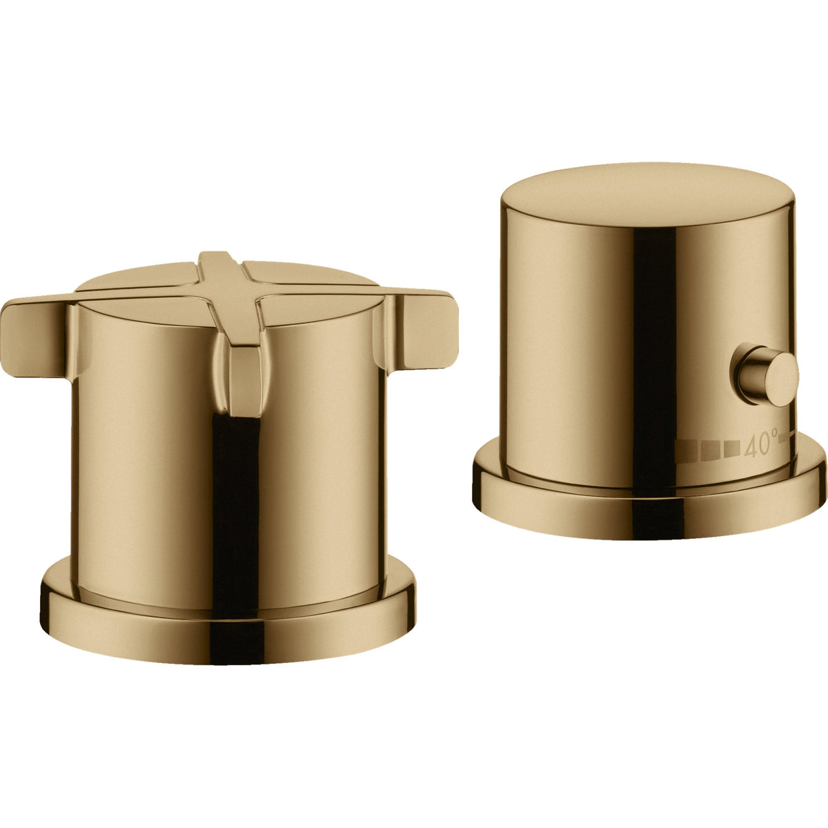 AXOR-Citterio-E-2-hole-rim-mounted-thermostatic-bath-mixer-Polished-Bronze-36412130