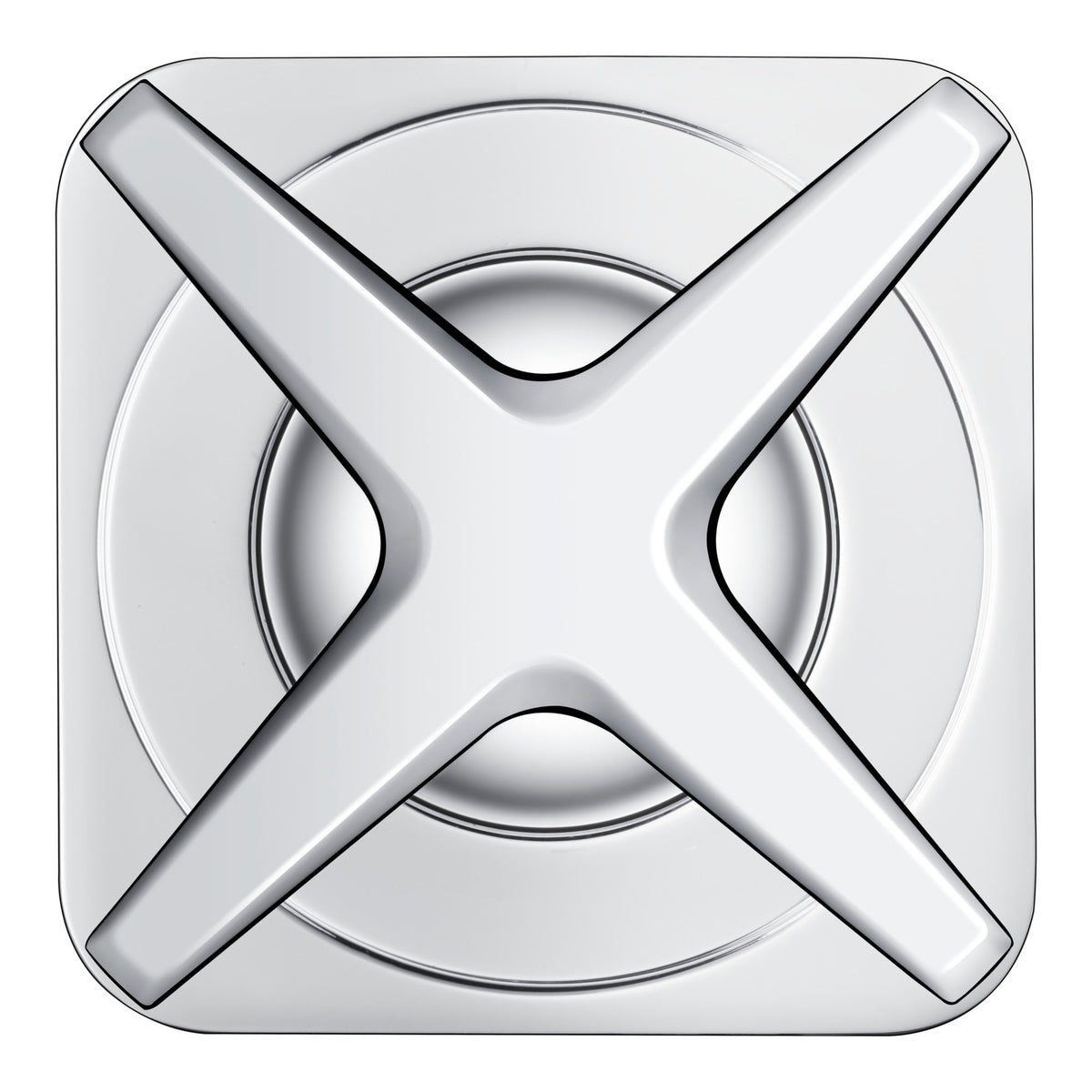 AXOR Citterio E 3-hole basin mixer for concealed installation wall-mounted with spout 220 mm and escutcheons 36107000