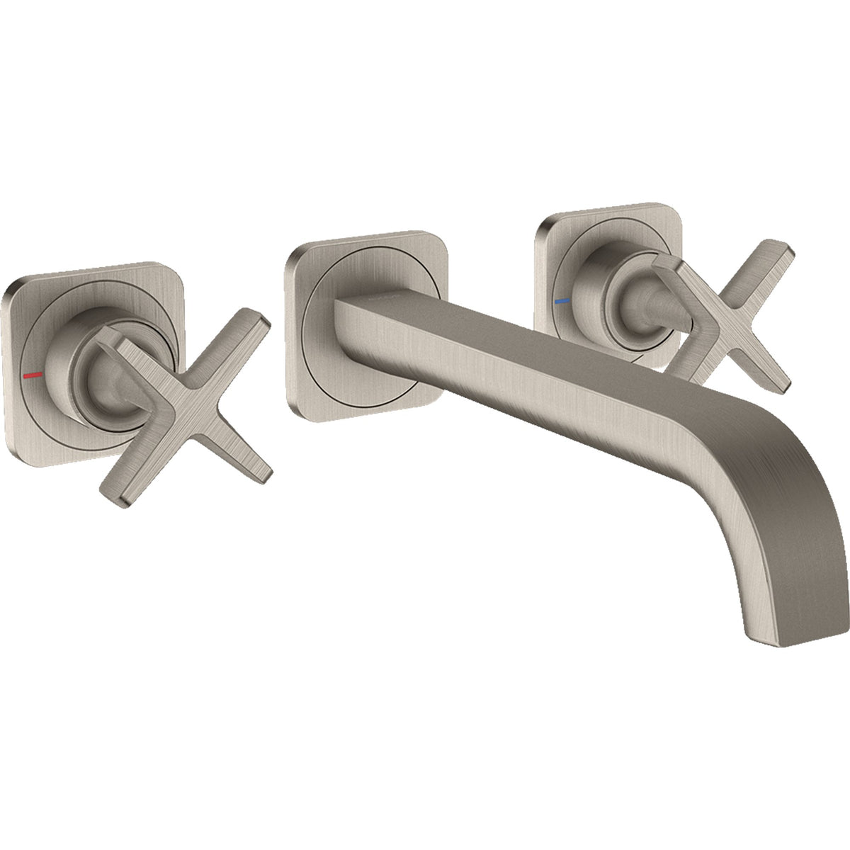 AXOR-Citterio-E-3-hole-basin-mixer-for-concealed-installation-wall-mounted-with-spout-220-mm-and-escutcheons-Stainless-Steel-Optic-36107800