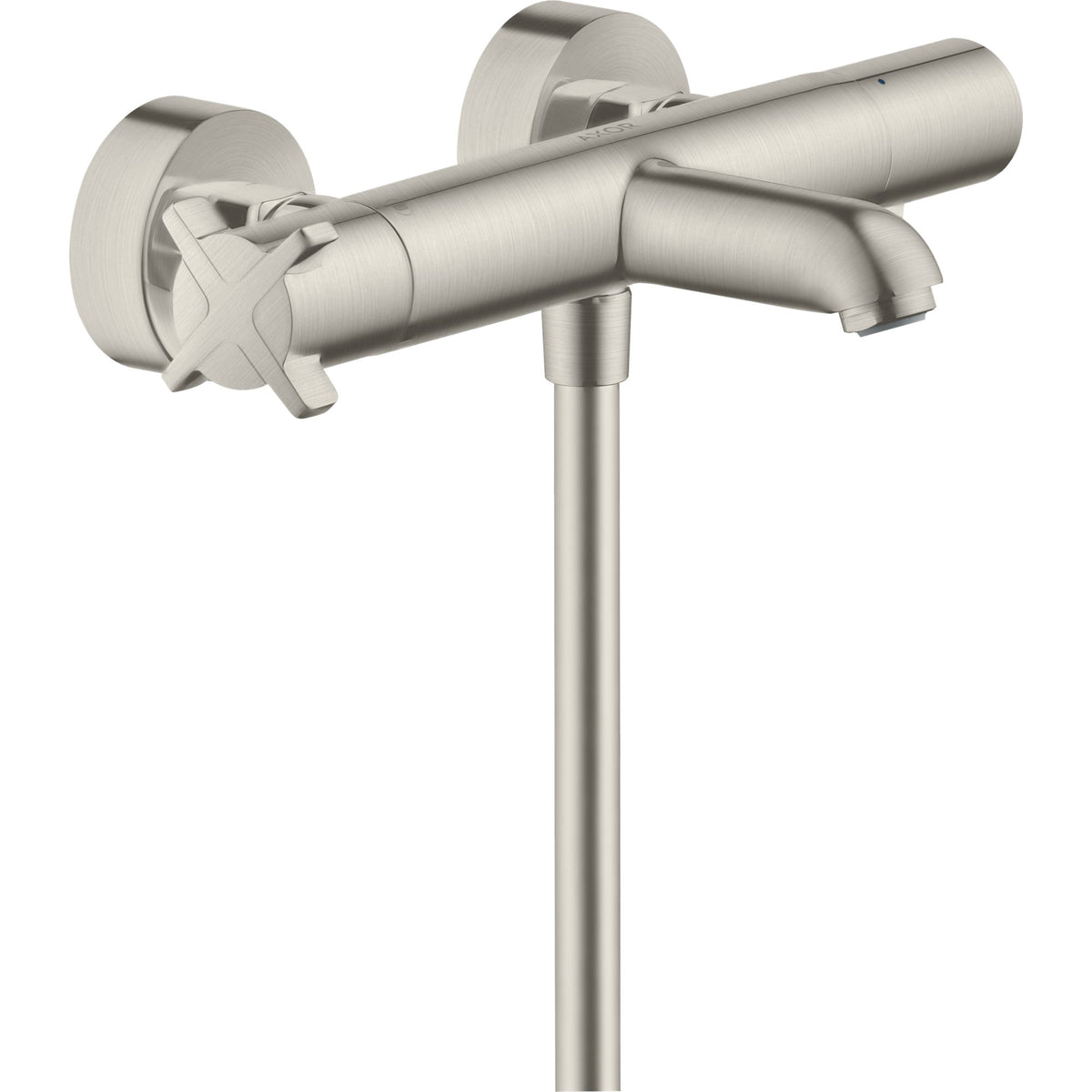 AXOR-Citterio-E-Bath-thermostat-for-exposed-installation-Stainless-Steel-Optic-36140800
