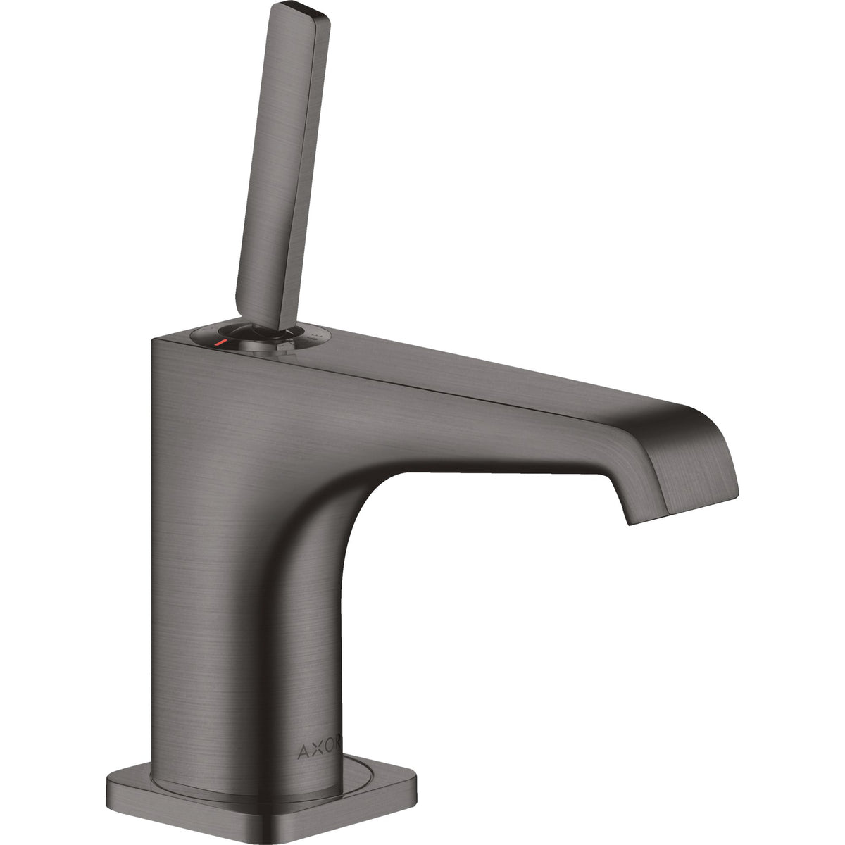 AXOR-Citterio-E-Pillar-tap-90-with-pin-handle-without-waste-set-Brushed-Black-Chrome-36105340