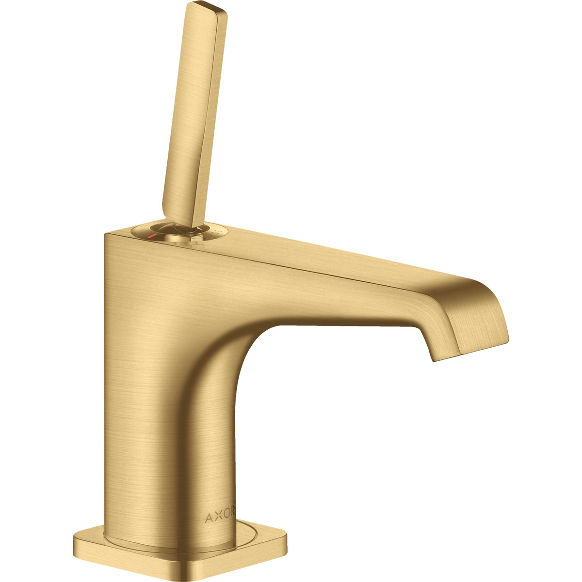 AXOR-Citterio-E-Pillar-tap-90-with-pin-handle-without-waste-set-Brushed-Gold-Optic-36105250
