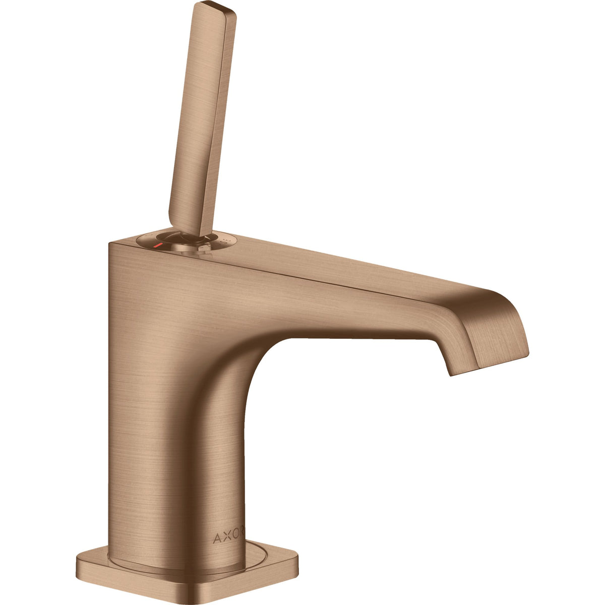 AXOR-Citterio-E-Pillar-tap-90-with-pin-handle-without-waste-set-Brushed-Red-Gold-36105310