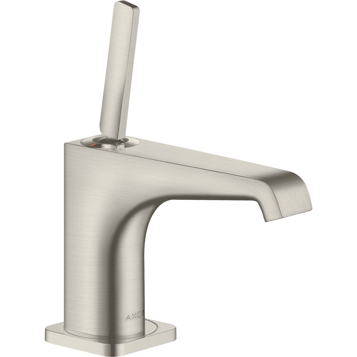AXOR-Citterio-E-Pillar-tap-90-with-pin-handle-without-waste-set-Stainless-Steel-Optic-36105800