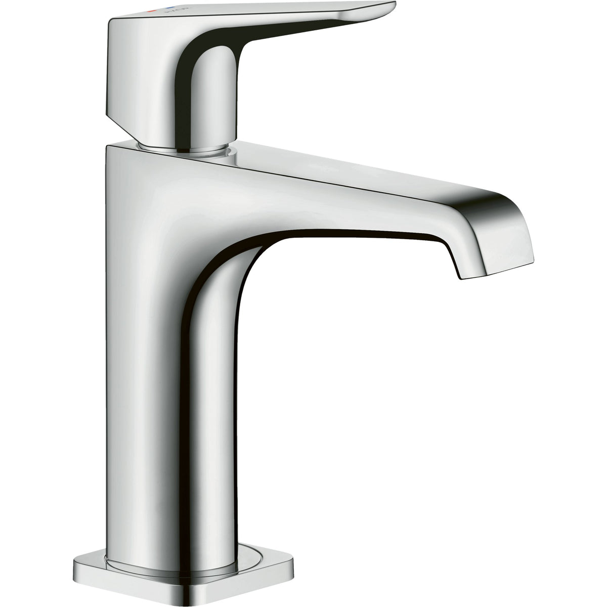 AXOR-Citterio-E-Single-lever-basin-mixer-130-with-lever-handle-and-waste-set-Chrome-36111000