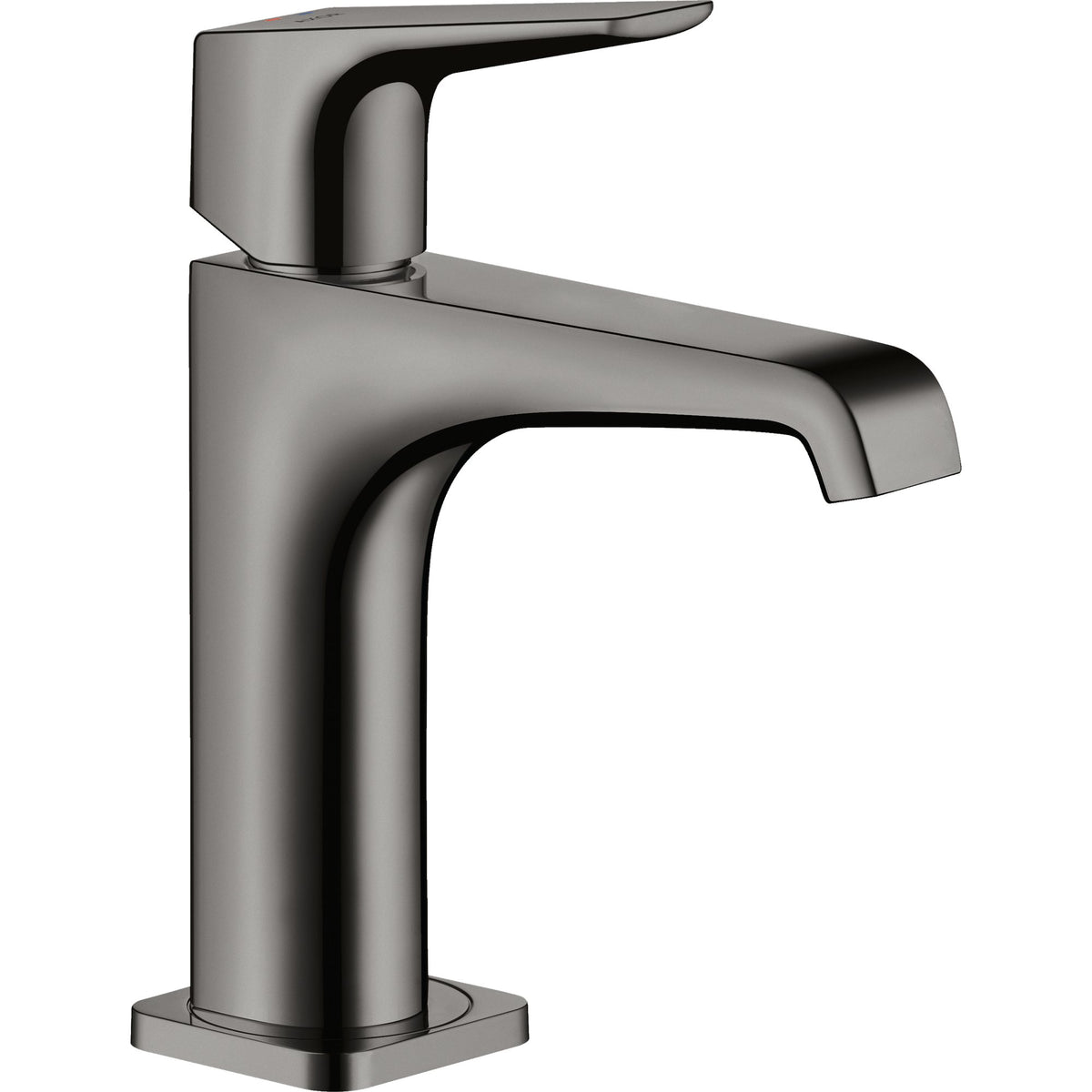 AXOR-Citterio-E-Single-lever-basin-mixer-130-with-lever-handle-and-waste-set-Polished-Black-Chrome-36111330