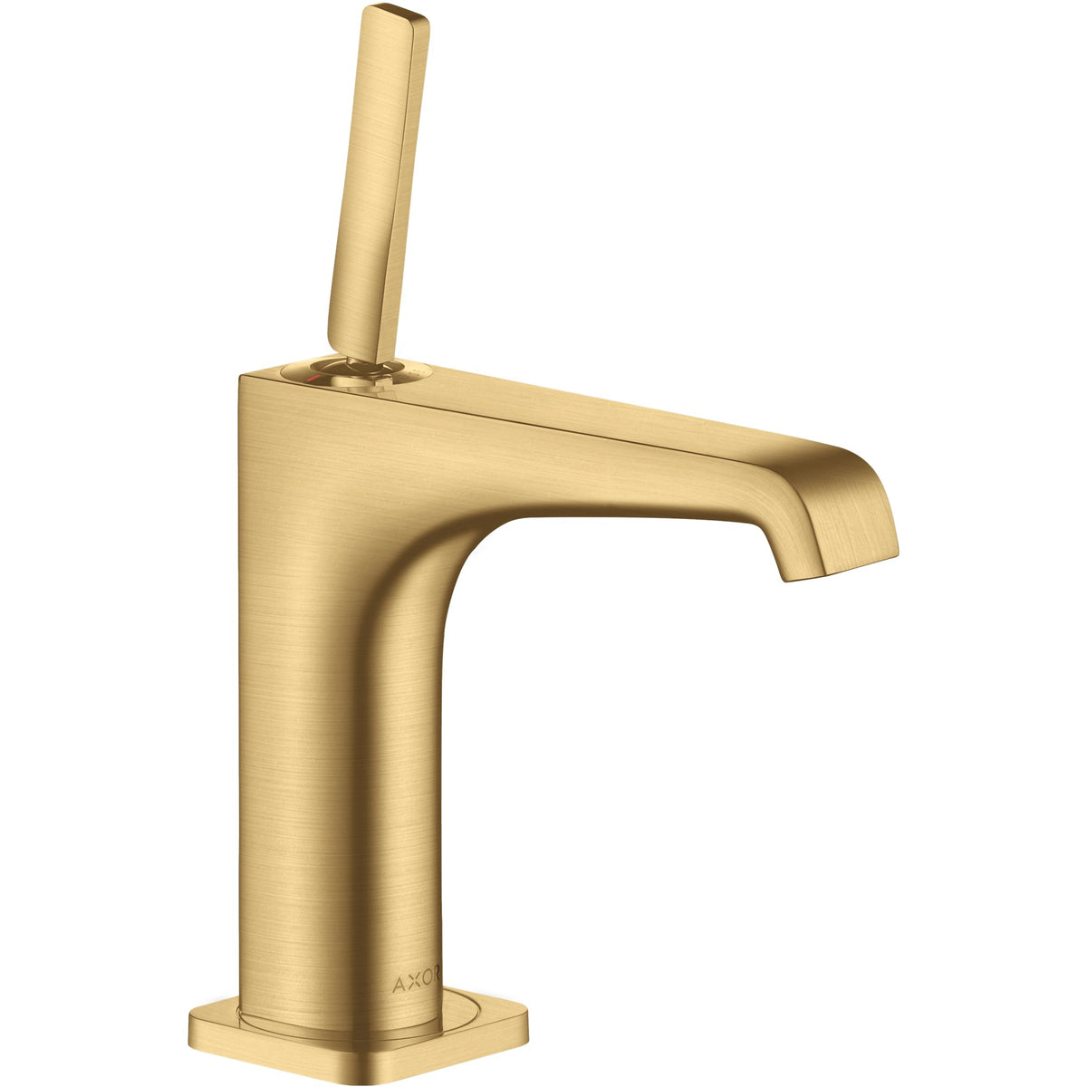 AXOR-Citterio-E-Single-lever-basin-mixer-130-with-pin-handle-and-waste-set-Brushed-Gold-Optic-36101250