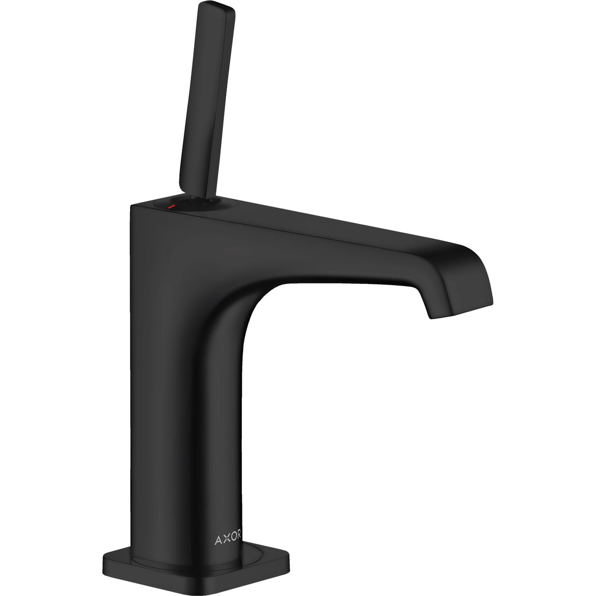 AXOR-Citterio-E-Single-lever-basin-mixer-130-with-pin-handle-and-waste-set-Matt-Black-36101670