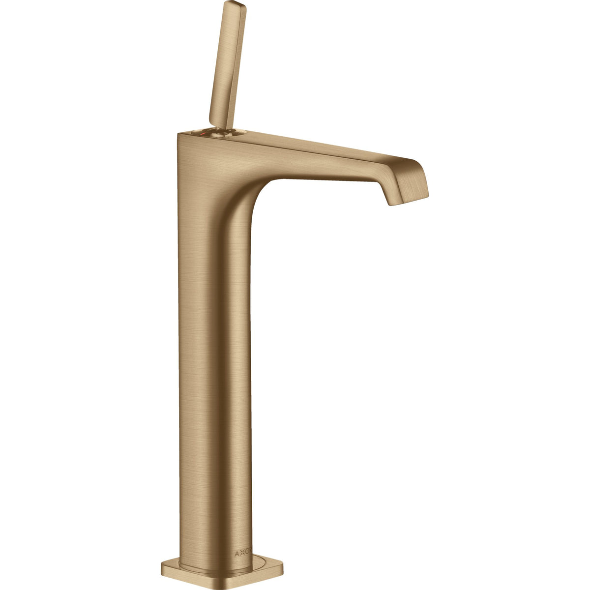 AXOR-Citterio-E-Single-lever-basin-mixer-250-with-pin-handle-for-wash-bowls-with-waste-set-Brushed-Bronze-36104140