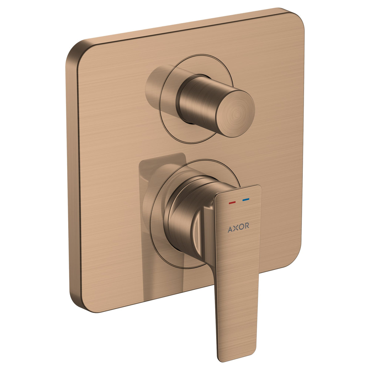 AXOR-Citterio-E-Single-lever-bath-mixer-for-concealed-installation-with-integrated-security-combination-according-to-EN1717-Brushed-Red-Gold-36457310
