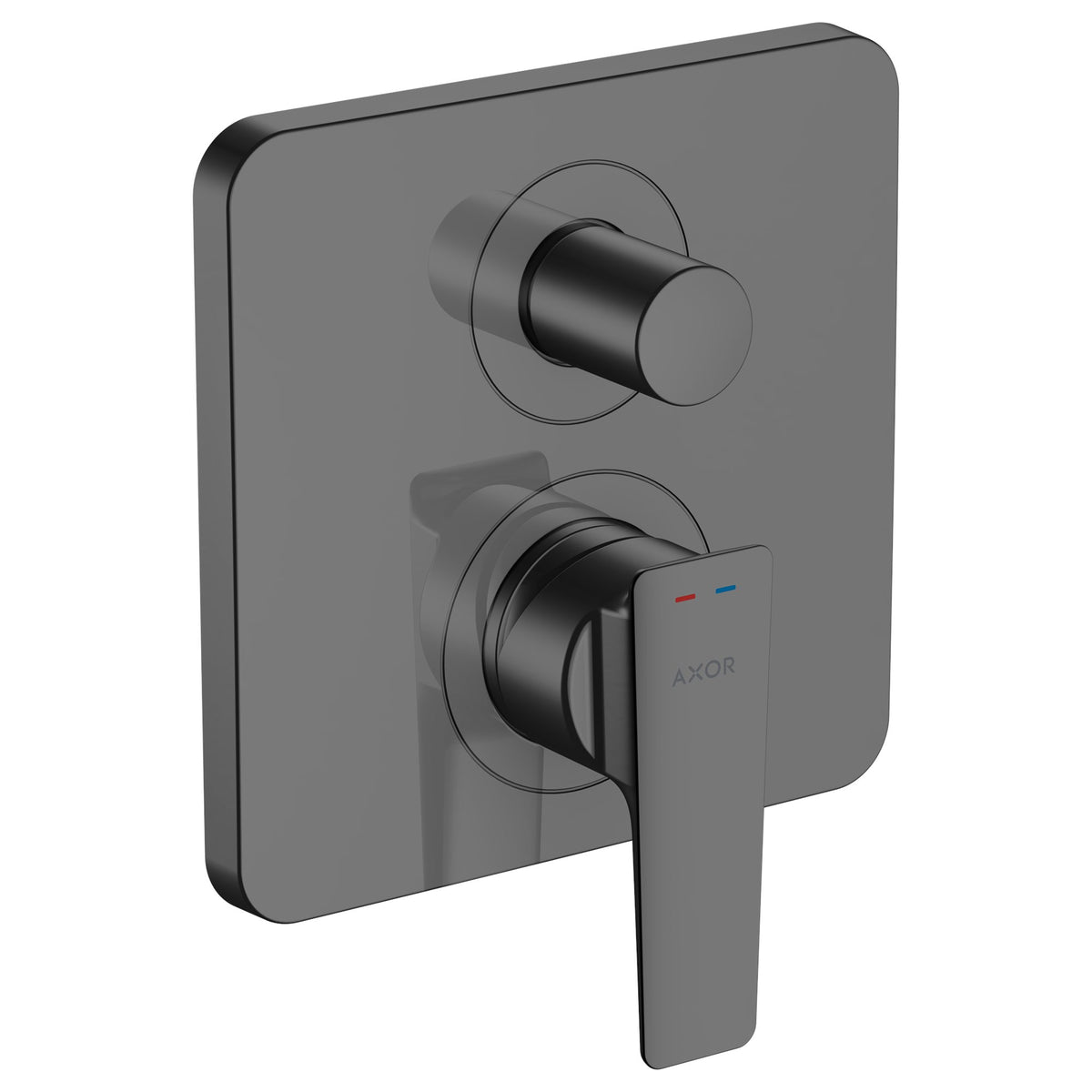 AXOR-Citterio-E-Single-lever-bath-mixer-for-concealed-installation-with-integrated-security-combination-according-to-EN1717-Polished-Black-Chrome-36457330