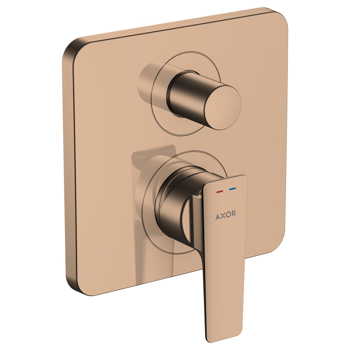 AXOR-Citterio-E-Single-lever-bath-mixer-for-concealed-installation-with-integrated-security-combination-according-to-EN1717-Polished-Red-Gold-36457300
