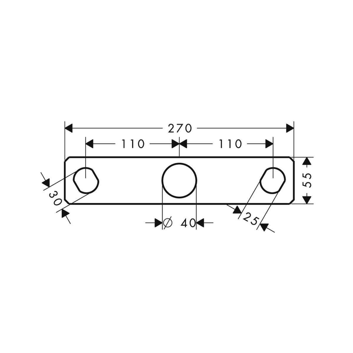 AXOR-Citterio-Installation-plate-39449-technical-01