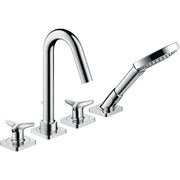 AXOR-Citterio-M-4-hole-rim-mounted-bath-mixer-with-star-handles-and-escutcheons-Polished-Black-Chrome-34446330