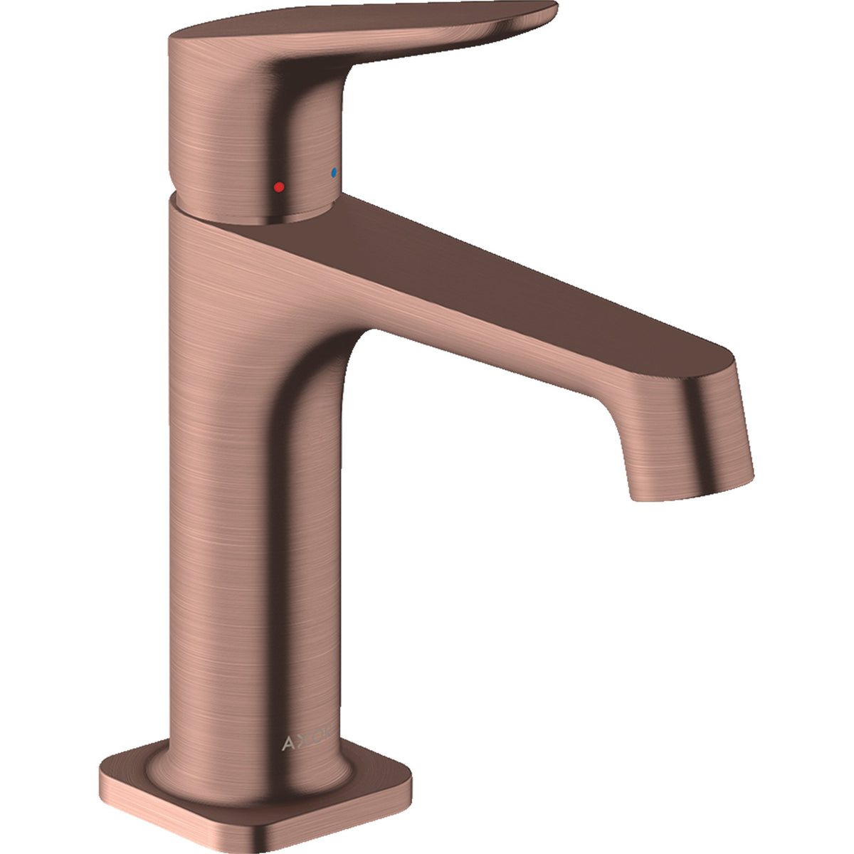 AXOR-Citterio-M-Single-lever-basin-mixer-100-with-pop-up-waste-set-Brushed-Red-Gold-34013310