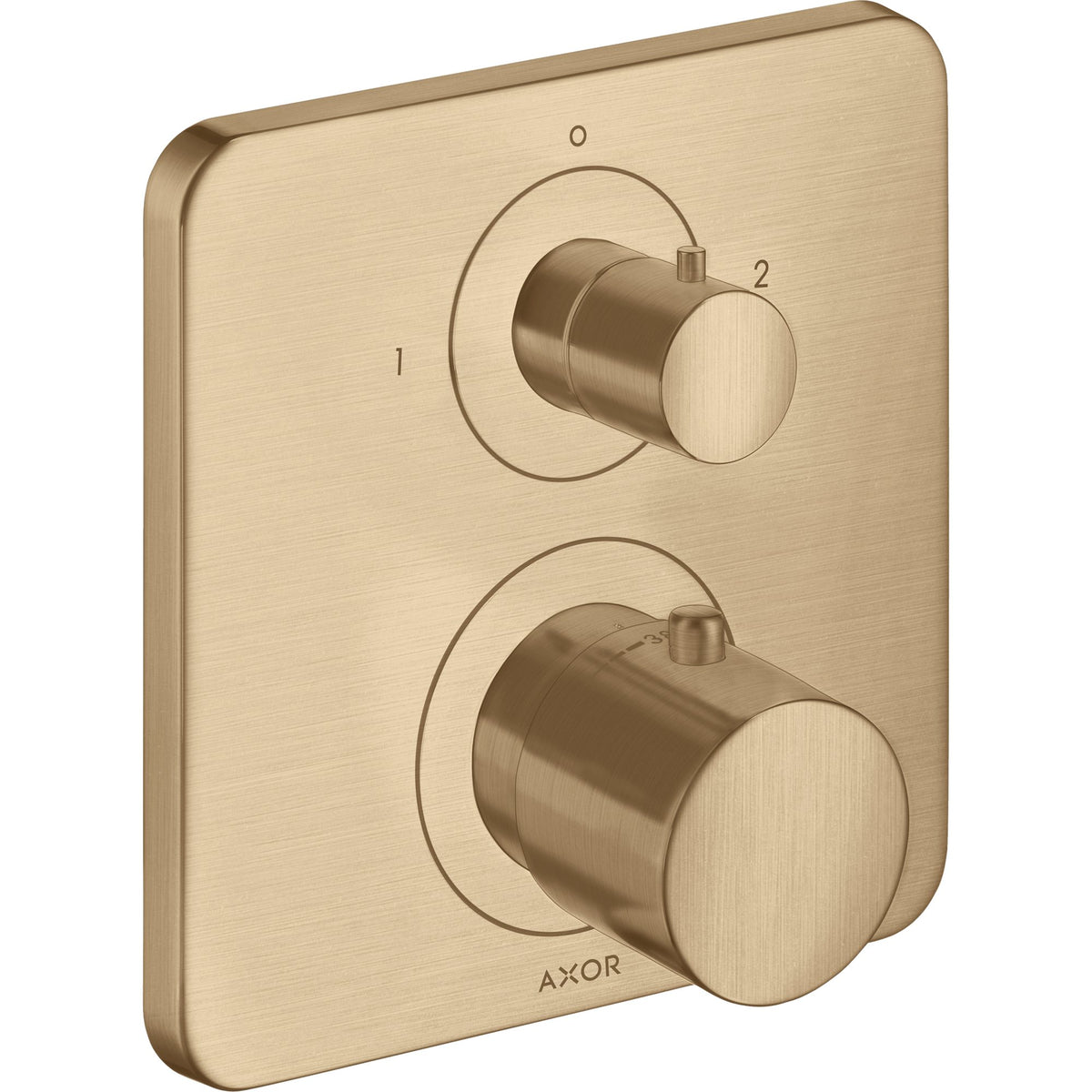 AXOR-Citterio-M-Thermostat-for-concealed-installation-with-shut-off-diverter-valve-Brushed-Bronze-34725140