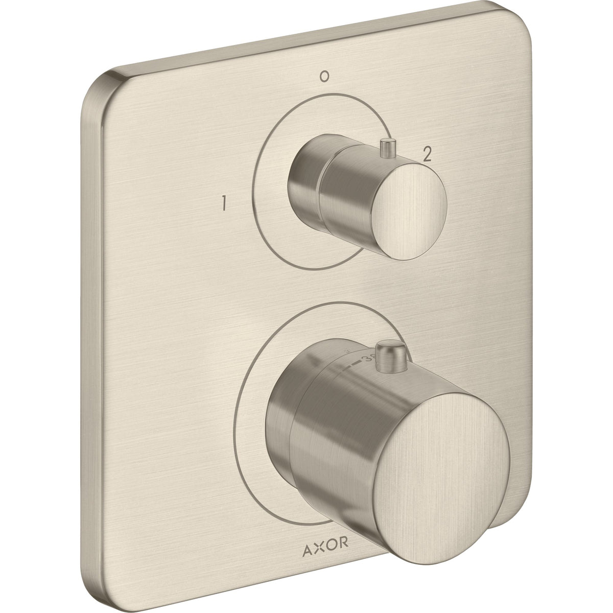 AXOR-Citterio-M-Thermostat-for-concealed-installation-with-shut-off-diverter-valve-Brushed-Nickel-34725820