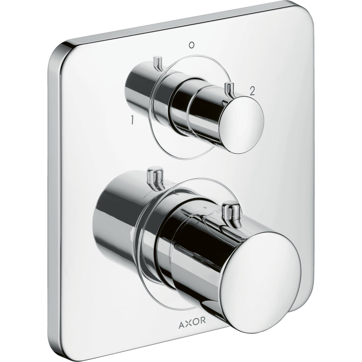 AXOR-Citterio-M-Thermostat-for-concealed-installation-with-shut-off-diverter-valve-Chrome-34725000