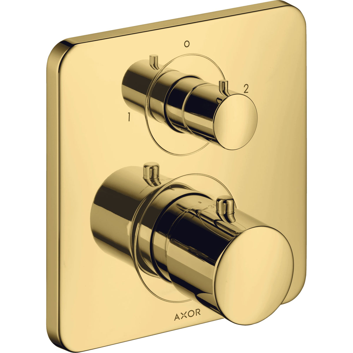 AXOR-Citterio-M-Thermostat-for-concealed-installation-with-shut-off-diverter-valve-Polished-Gold-Optic-34725990