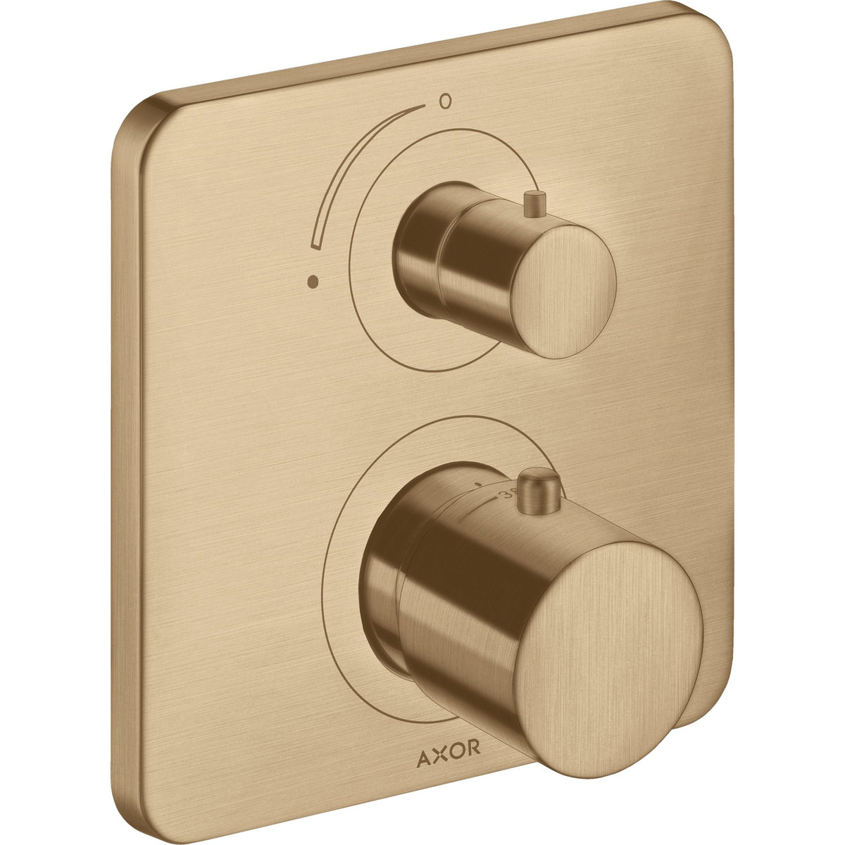 AXOR-Citterio-M-Thermostat-for-concealed-installation-with-shut-off-valve-Brushed-Bronze-34705140