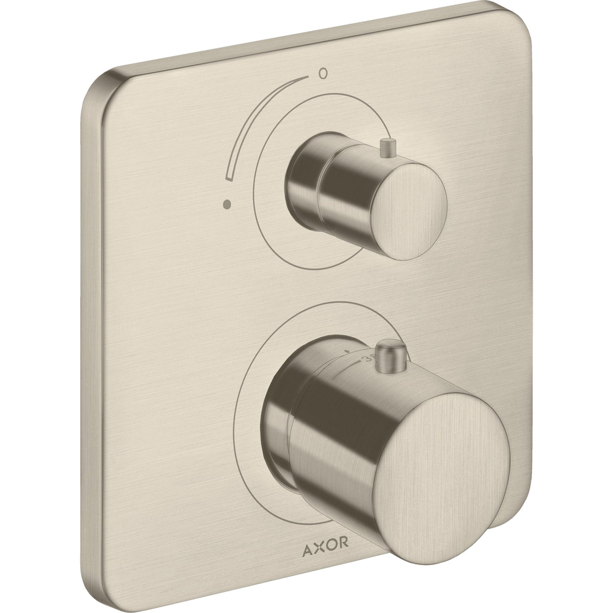 AXOR-Citterio-M-Thermostat-for-concealed-installation-with-shut-off-valve-Brushed-Nickel-34705820