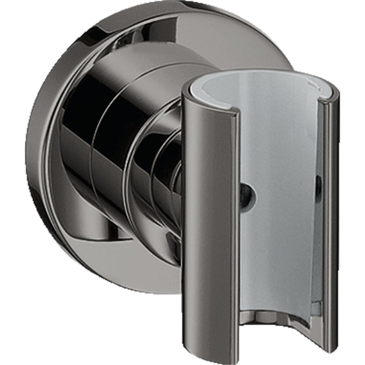 AXOR-Citterio-Shower-holder-round-Polished-Black-Chrome-39525330