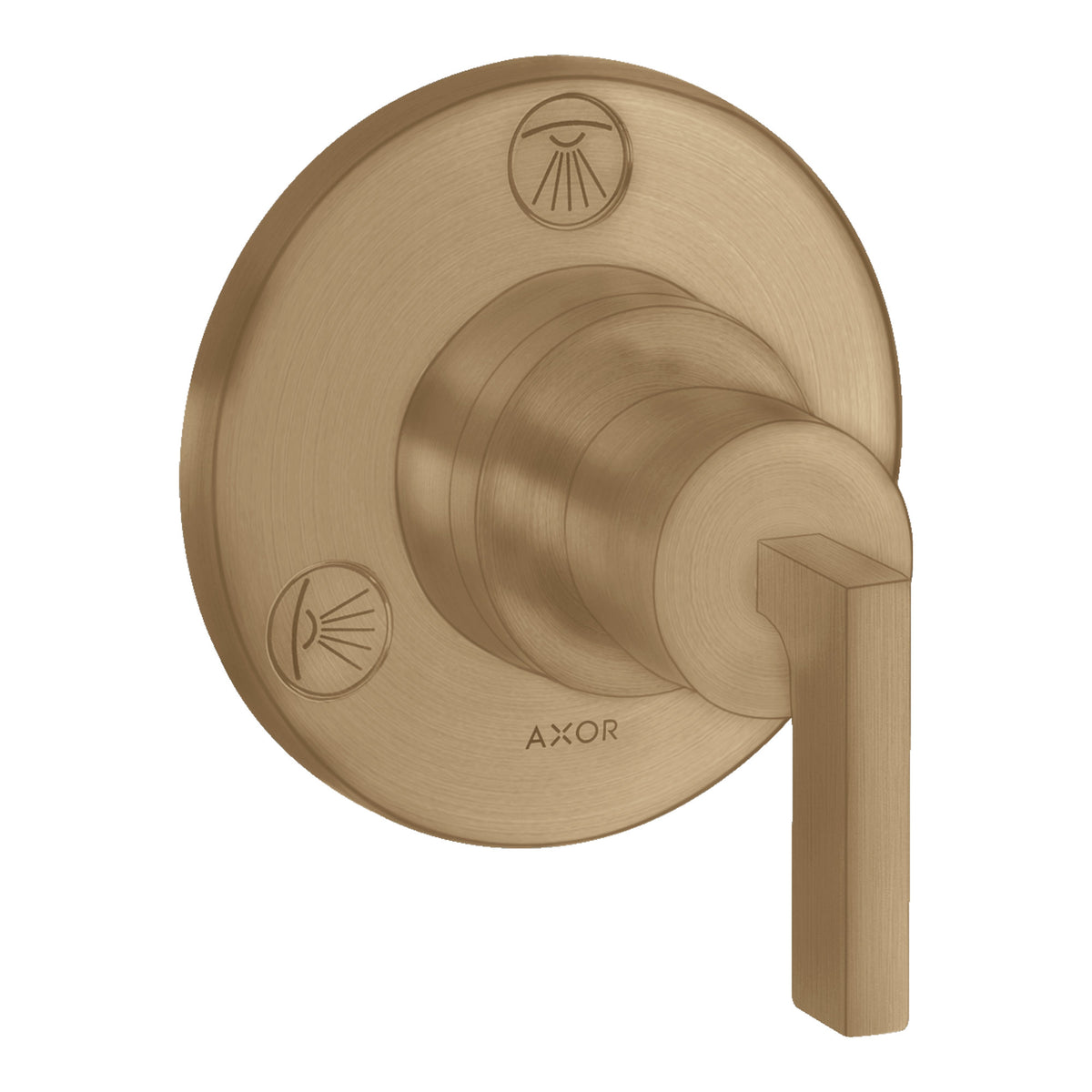 AXOR Citterio Shut off  diverter valve Trio  Quattro for concealed installation with lever handle 39920 39920140.jpg