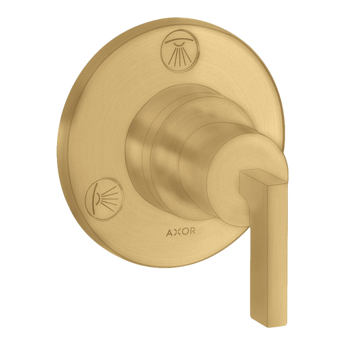 AXOR Citterio Shut off  diverter valve Trio  Quattro for concealed installation with lever handle 39920 39920250.jpg