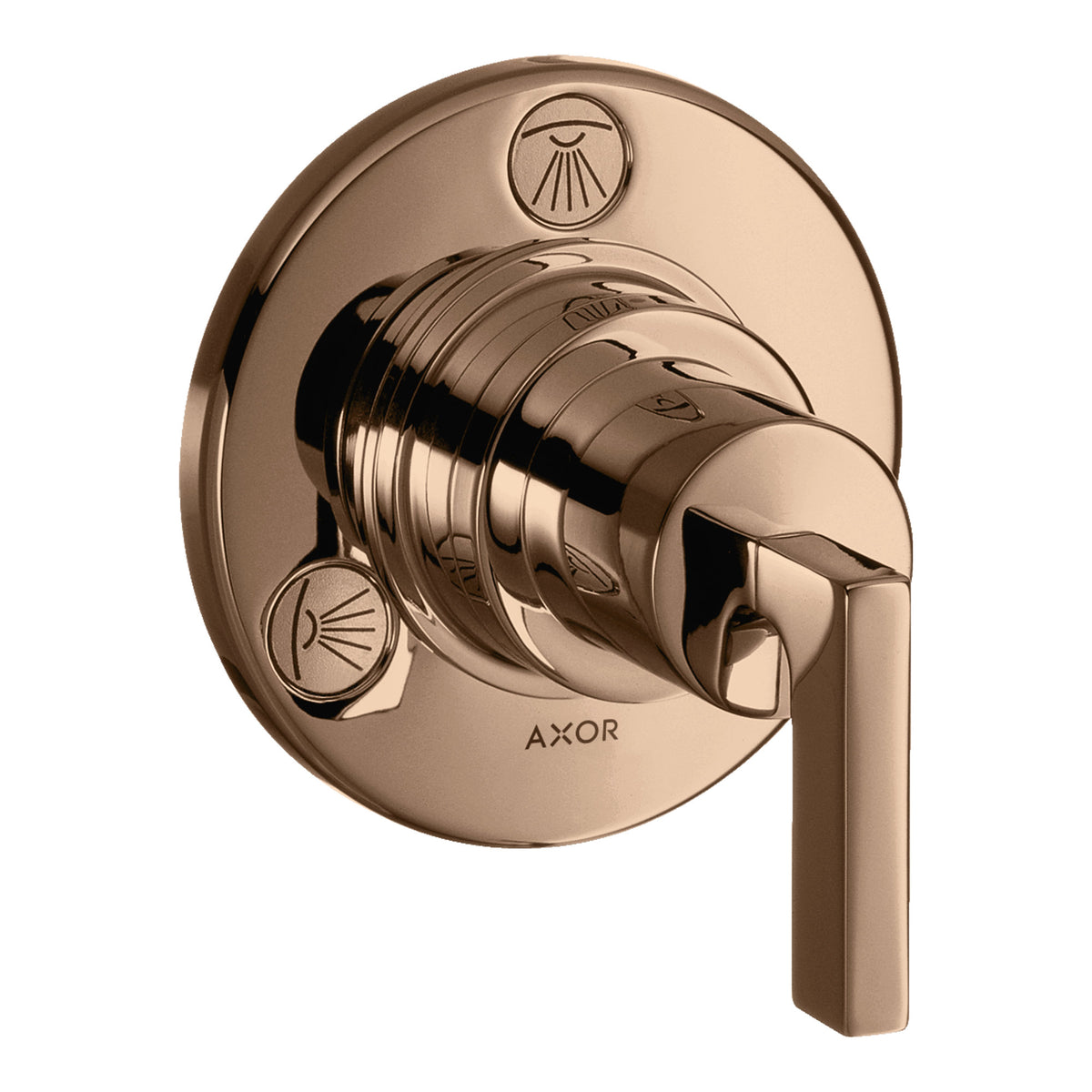 AXOR Citterio Shut off  diverter valve Trio  Quattro for concealed installation with lever handle 39920 39920300.jpg