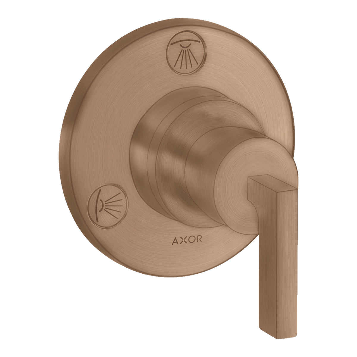 AXOR Citterio Shut off  diverter valve Trio  Quattro for concealed installation with lever handle 39920 39920310.jpg