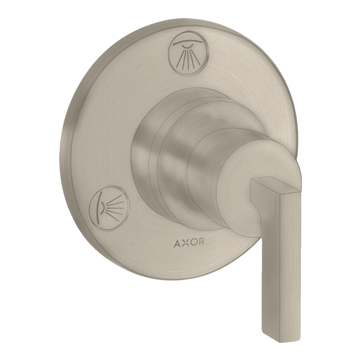 AXOR Citterio Shut off  diverter valve Trio  Quattro for concealed installation with lever handle 39920 39920820.jpg