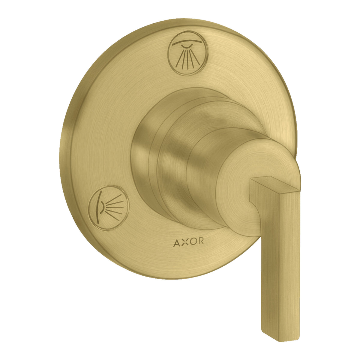 AXOR Citterio Shut-off/ diverter valve Trio/ Quattro for concealed installation with lever handle 39920950