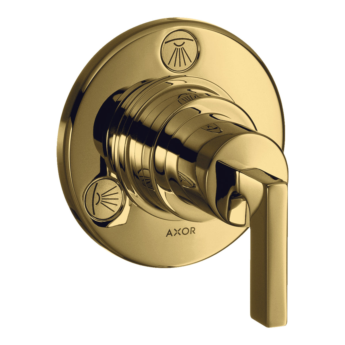 AXOR Citterio Shut-off/ diverter valve Trio/ Quattro for concealed installation with lever handle 39920990
