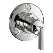 AXOR Citterio Shut off diverter valve Trio Quattro for concealed installation with lever handle Chrome 39920000