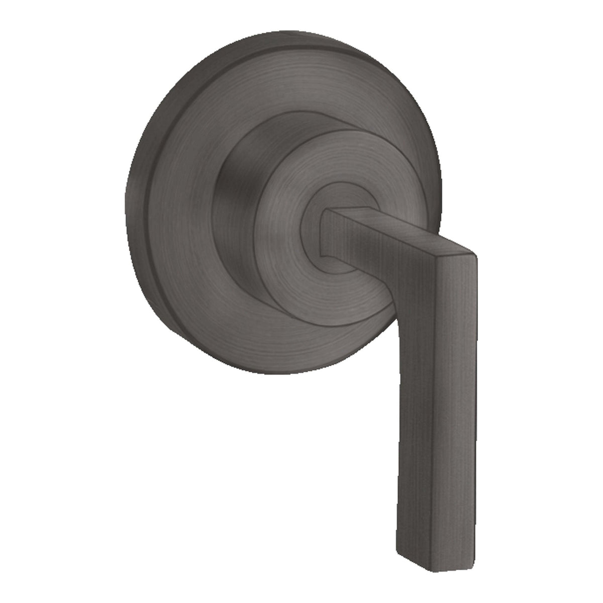 AXOR Citterio Shut off valve for concealed installation with lever handle Brushed Black Chrome 39960340