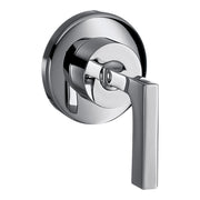 AXOR Citterio Shut off valve for concealed installation with lever handle Chrome 39960000