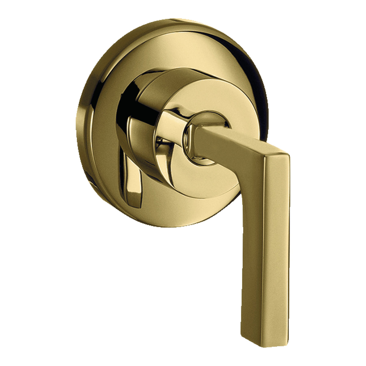 AXOR Citterio Shut off valve for concealed installation with lever handle Polished Brass 39960930