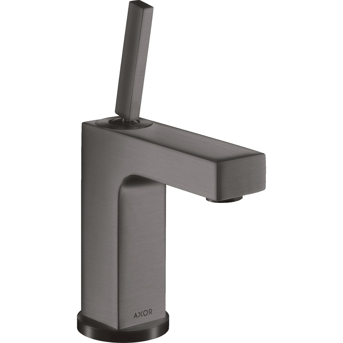 AXOR-Citterio-Single-lever-basin-mixer-110-with-pin-handle-and-pop-up-waste-set-Brushed-Black-Chrome-39010340