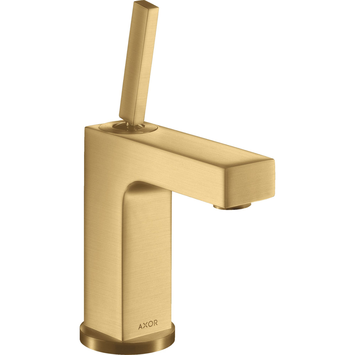 AXOR-Citterio-Single-lever-basin-mixer-110-with-pin-handle-and-pop-up-waste-set-Brushed-Gold-Optic-39010250