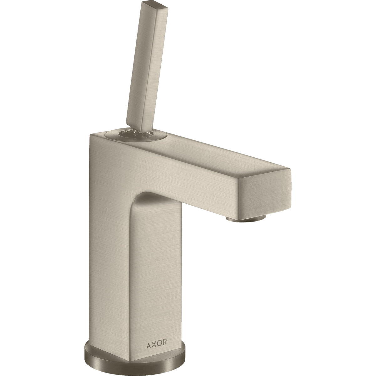 AXOR-Citterio-Single-lever-basin-mixer-110-with-pin-handle-and-pop-up-waste-set-Brushed-Nickel-39010820