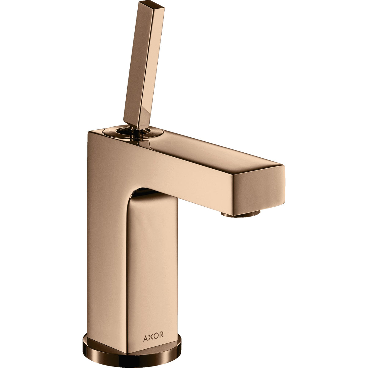 AXOR-Citterio-Single-lever-basin-mixer-110-with-pin-handle-and-pop-up-waste-set-Polished-Red-Gold-39010300