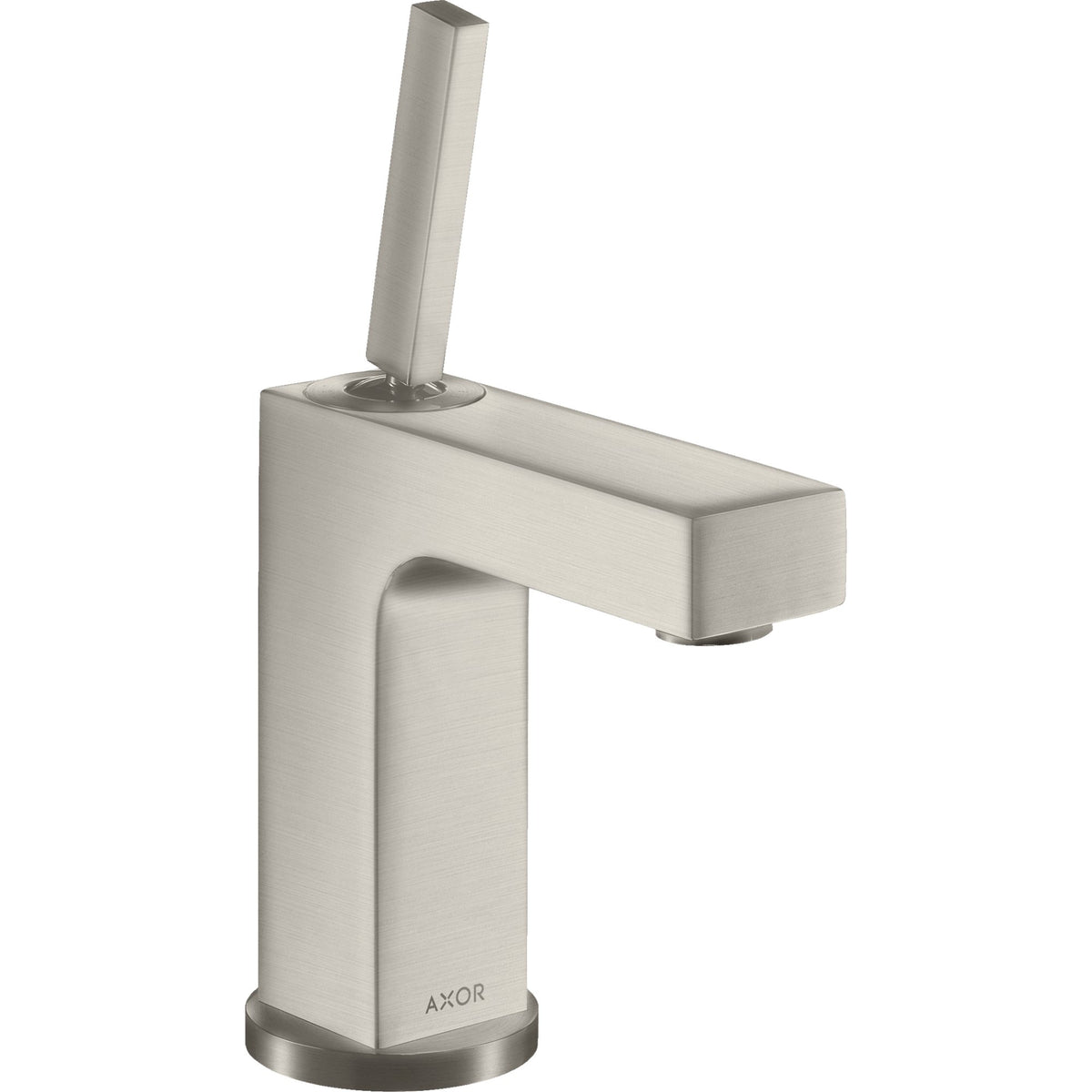 AXOR-Citterio-Single-lever-basin-mixer-110-with-pin-handle-and-pop-up-waste-set-Stainless-Steel-Optic-39010800