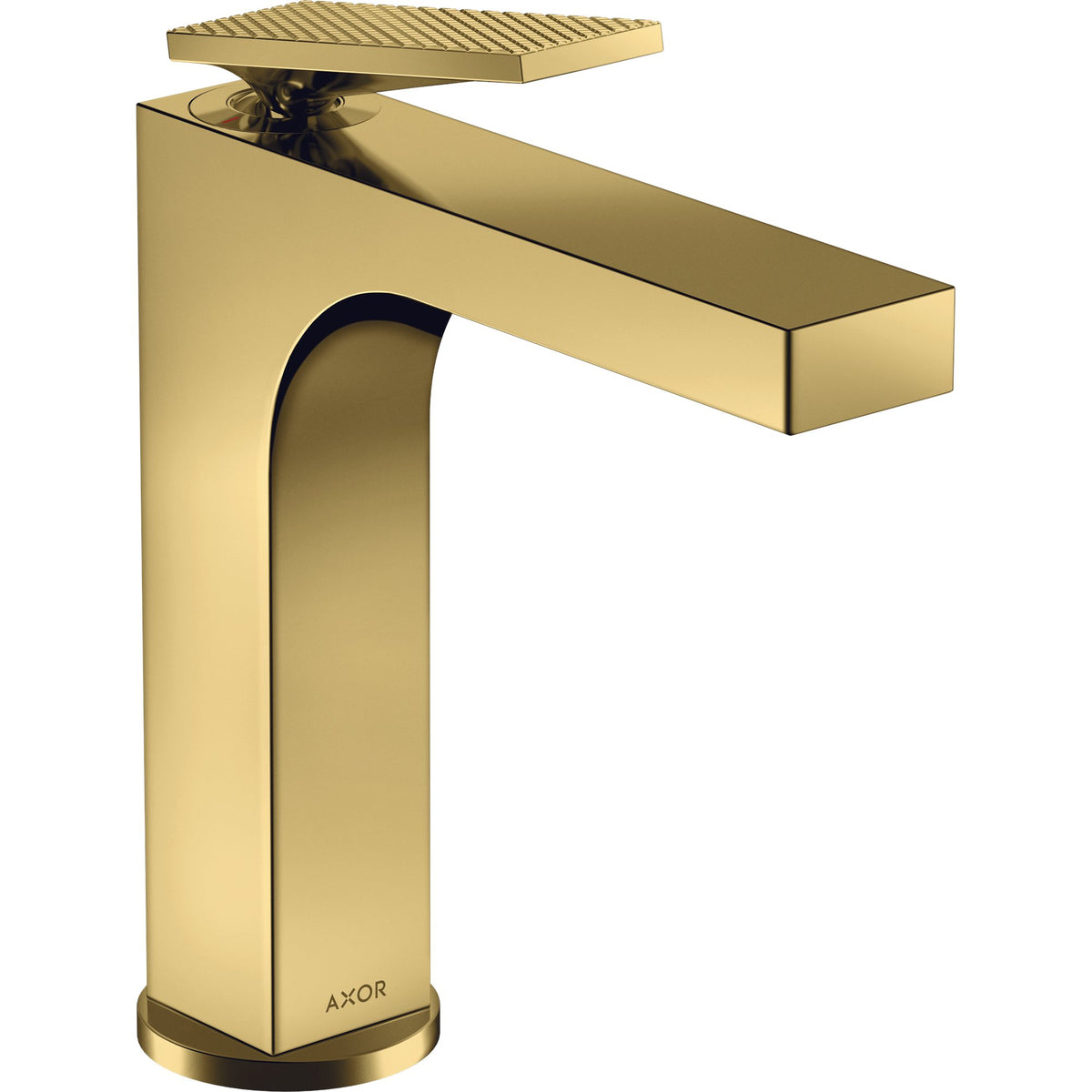 AXOR-Citterio-Single-lever-basin-mixer-160-with-lever-handle-and-waste-set-rhombic-cut-Polished-Gold-Optic-39081990