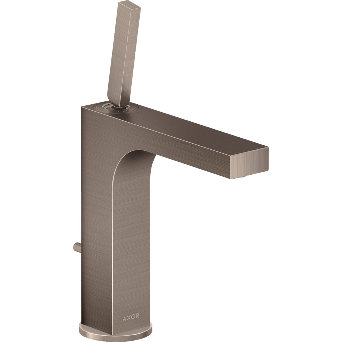 AXOR-Citterio-Single-lever-basin-mixer-160-with-pin-handle-and-pop-up-waste-set-Brushed-Nickel-39031820