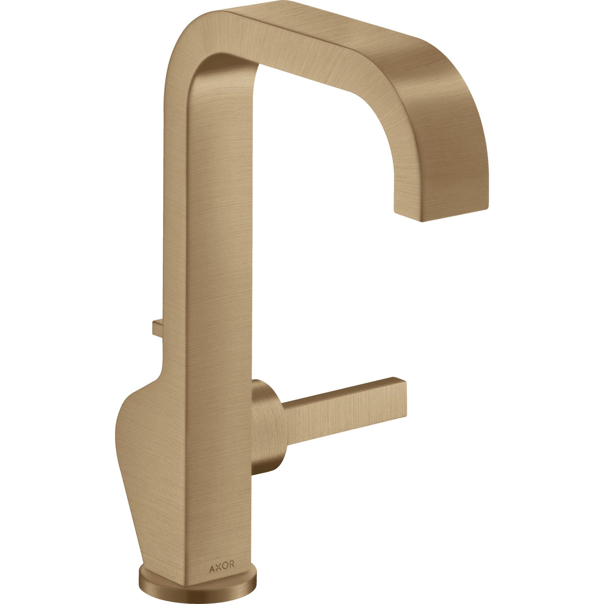 AXOR-Citterio-Single-lever-basin-mixer-190-with-pin-handle-and-pop-up-waste-set-Brushed-Bronze-39034140