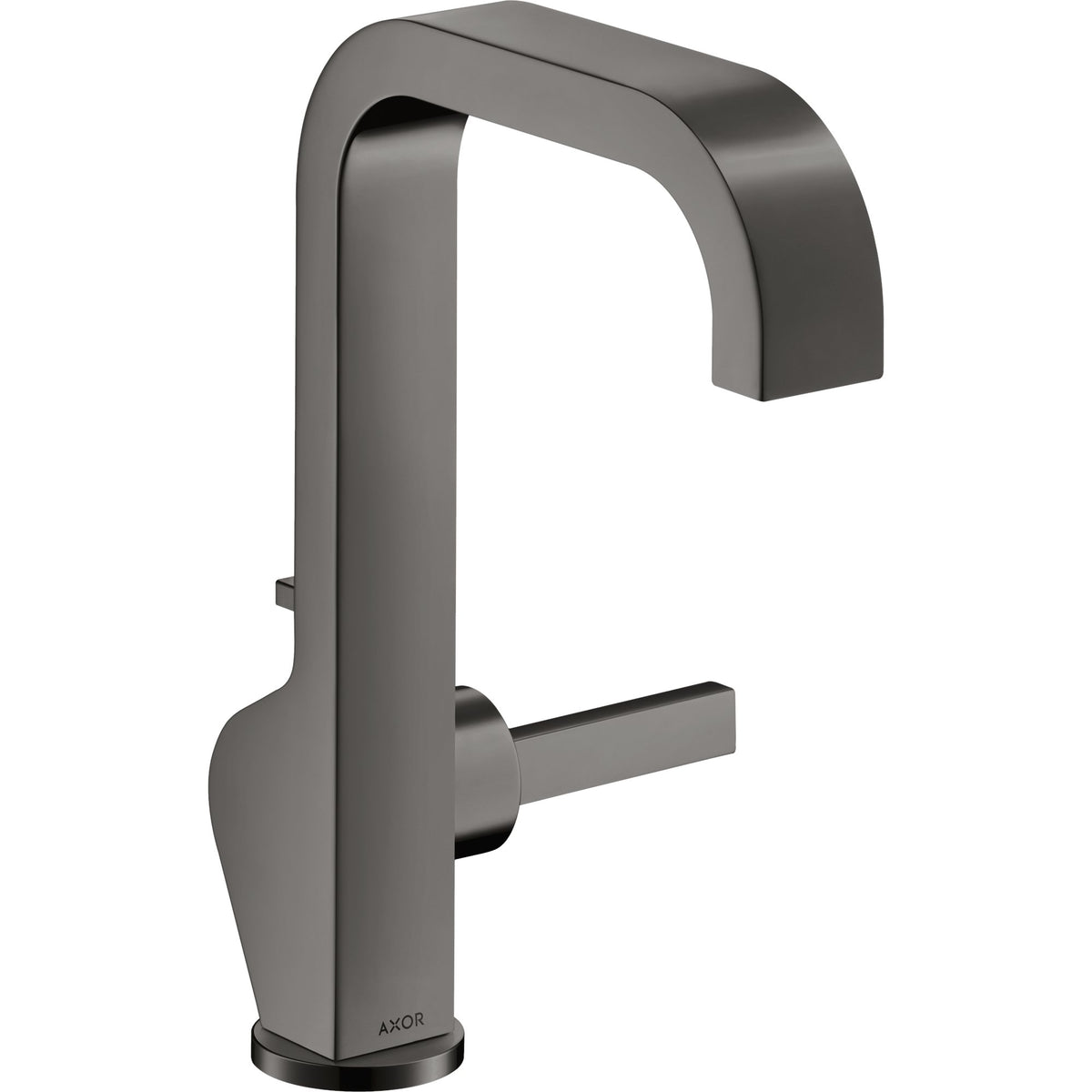 AXOR-Citterio-Single-lever-basin-mixer-190-with-pin-handle-and-pop-up-waste-set-Polished-Black-Chrome-39034330