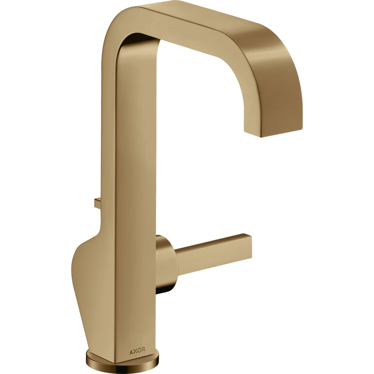 AXOR-Citterio-Single-lever-basin-mixer-190-with-pin-handle-and-pop-up-waste-set-Polished-Bronze-39034130